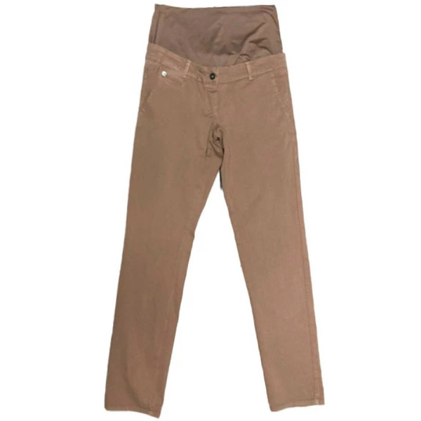 Джинси Queen Mum звужені, р.46, гірчичний (46.3595/9059) - Pampik