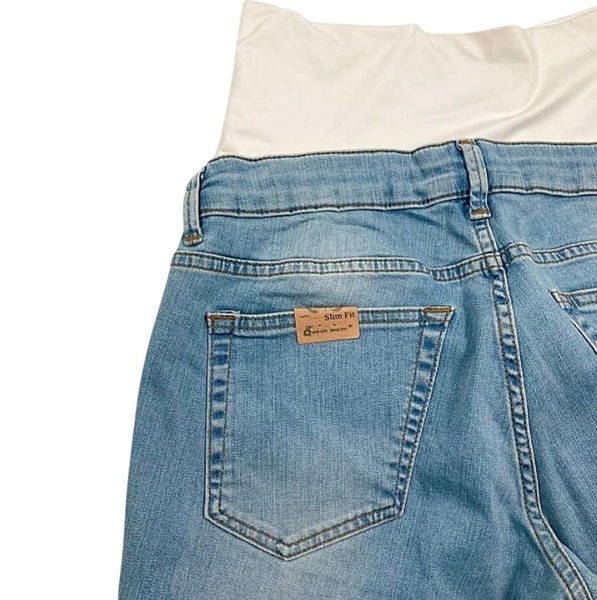 Джинси Queen Mum звужені, р.48, джинс, блакитний (4187.3701/10378) - Pampik - 4