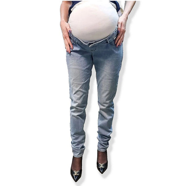 Джинси Queen Mum звужені, р.48, джинс, блакитний (4187.3701/10378) - Pampik - 7