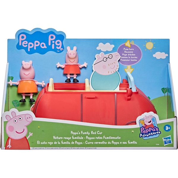 Ігровий набір Hasbro Peppa Pig Машина сім'ї Пеппі, зі звуком, 2 фігурки (F2184) - Pampik - 5