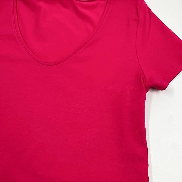 Футболка Queen Mum з V-подібним вирізом, р.44, малиновий (2100.6480/3359) - Pampik - 3