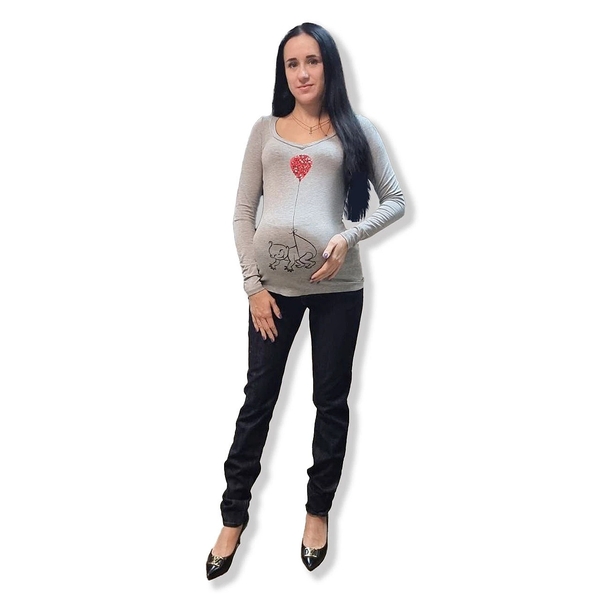 Туніка Queen Mum з малюком та кулькою, р.42, сірий (4314.6891/11205) - Pampik - 5