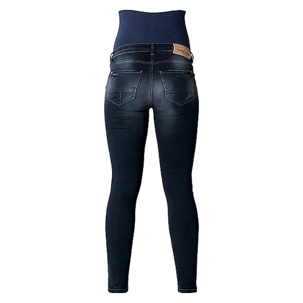 Джинси-скінні Noppies з потертостями, р.44, темно-синій (60035/22611) - Pampik - 2