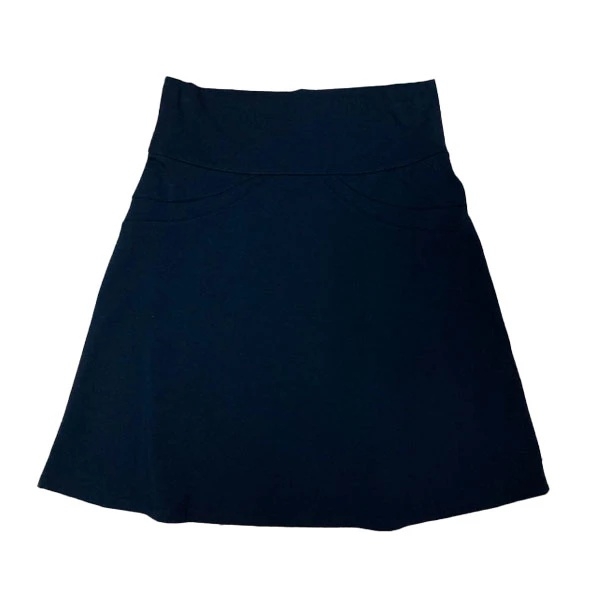 Спідниця Queen Mum трикотажна, трапеція, р.46, чорний (81925/22631) - Pampik