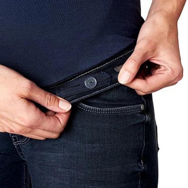 Джинси-скінні Noppies з потертостями, р.42, темно-синій (60035/22610) - Pampik - 5