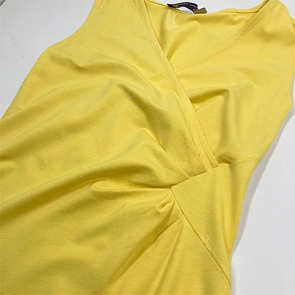 Сукня Queen Mum без рукавів з підрізом, р.42, жовтий (4100.4746/10348) - Pampik - 3