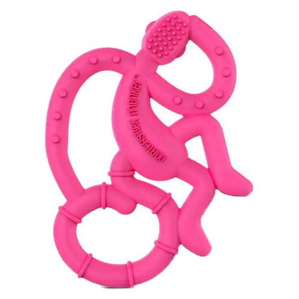 Іграшка-прорізувач Matchstick Monkey Маленька танцююча Мавпочка, 10 см, рожевий (MM-МMT-003) - Pampik - 2