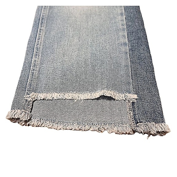 Джинси Noppies укорочені, з потертостями та трикотажною вставкою для живота, р.46, блакитний джинс (S0745/28947) - Pampik - 3