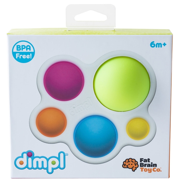 Прорізувач та тактильна іграшка Fat Brain Toys dimpl Натисни на кулю (F192ML) - Pampik - 2