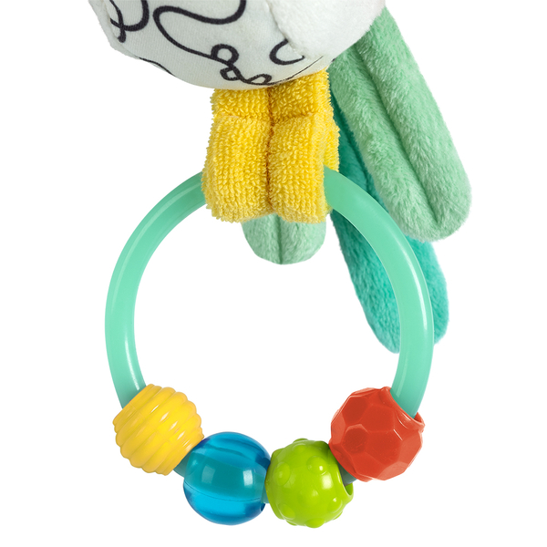 Мягкая развивающая игрушка-подвеска Fehn DobabyDoo Попугай (4001998049060) - Pampik - 4
