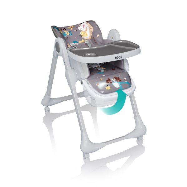 Стілець для годування Bugs Mango Forest Friends, сірий (4823056510882) - Pampik - 5
