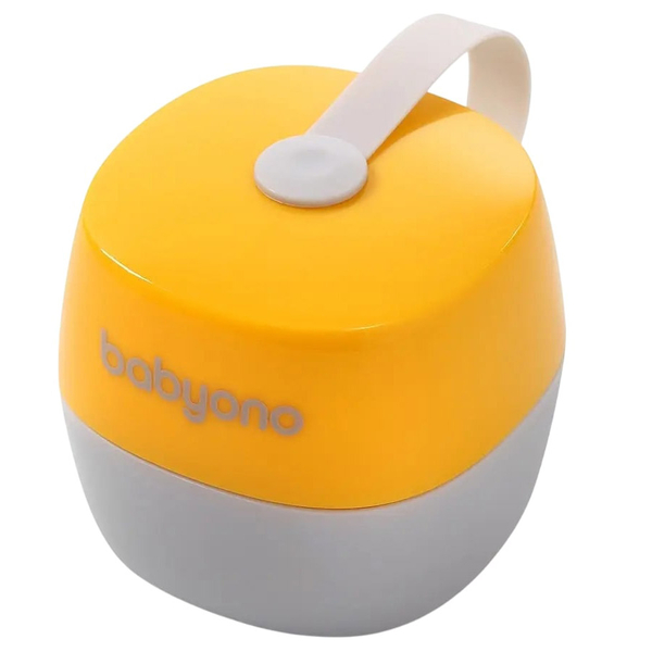 Футляр для пустышки BabyOno Natural nursing, желтый (535/03) - Pampik