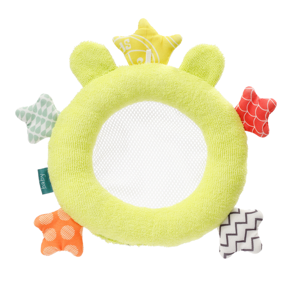 Розвиваюча іграшка для води Fehn Plansch & Play Жабка з морськими мешканцями (4001998050080) - Pampik - 4