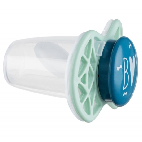 Силиконовая ортодонтическая пустышка Nuvita Air55 Cool Boy, 0+ мес., зеленый (NV7064NG) - Pampik - 2
