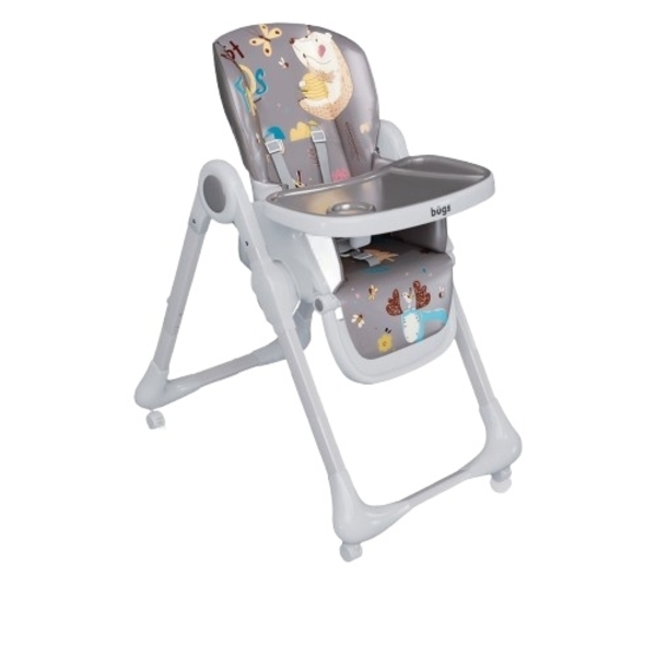 Стілець для годування Bugs Mango Forest Friends, сірий (4823056510882) - Pampik