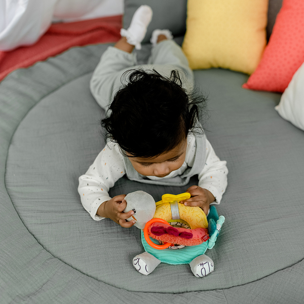 Мягкая развивающая игрушка-прорезыватель Fehn DobabyDoo Активная черепаха (4001998049114) - Pampik - 2