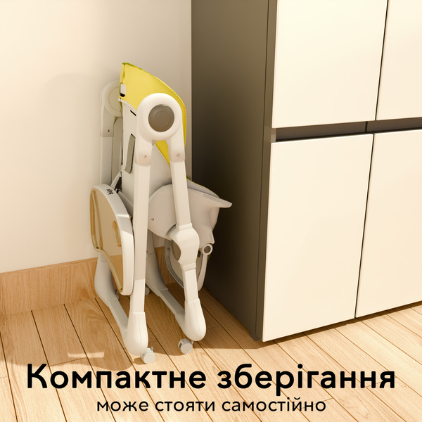 Стілець для годування Bugs Mango Sunny Picnic, жовтий (4823056510899) - Pampik - 13