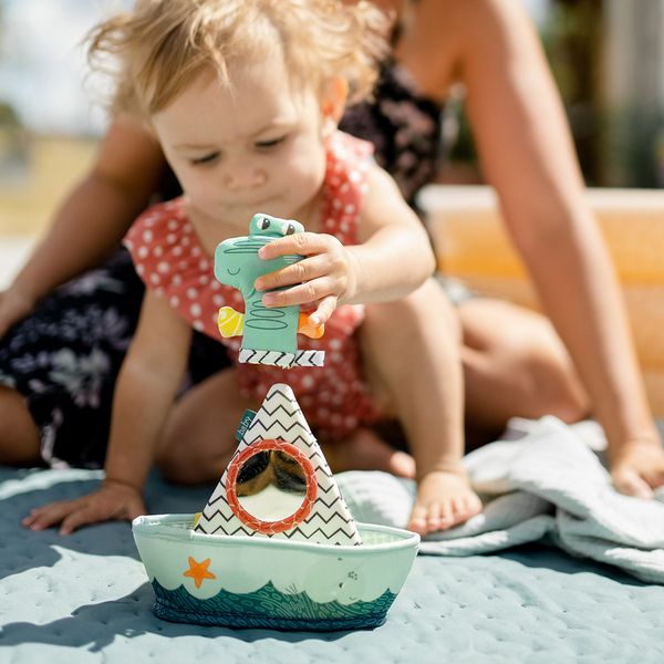 Розвиваюча іграшка для води Fehn Plansch & Play Човен (4001998050127) - Pampik - 6