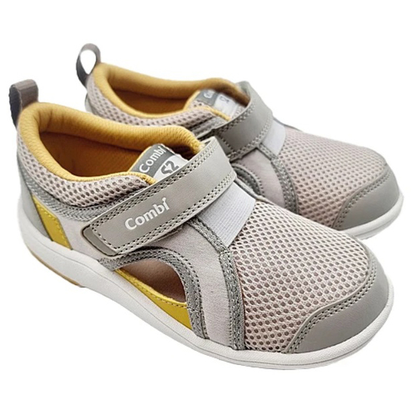 Сандалі ергономічні Combi, 18,5 см, сірий з жовтим (118005/33373) - Pampik - 2