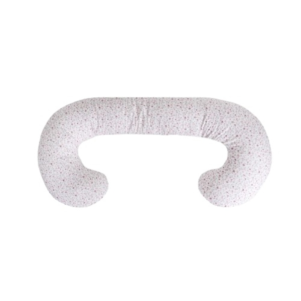 Подушка для беременных Ceba Baby Physio Duo Forget-me-not, 300х30 см, бело-розовый (W-705-000-745) - Pampik