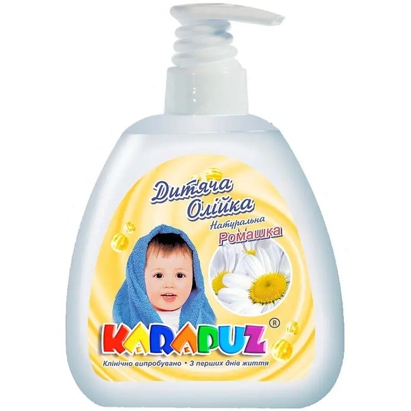 Натуральное детское масло Карапуз Ромашка, 190 мл - Pampik