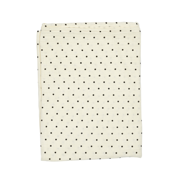 Пелюшка Twins Polka Dots, муслінова, 2-х шарова, 130х100 см, світло-жовтий (1611-PM-130/100-05) - Pampik