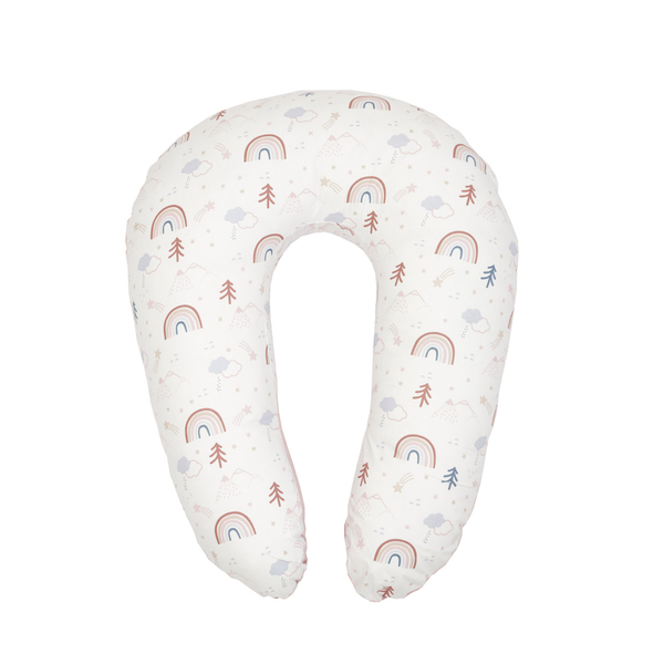 Подушка для вагітних Twins Velvet, 160 см, пудровий рожевий (1203-TV-24) - Pampik - 2