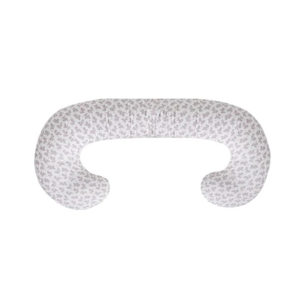 Подушка для вагітних Ceba Baby Physio Duo Hoya, 300х30 см, білий з рожевим (W-705-000-743) - Pampik