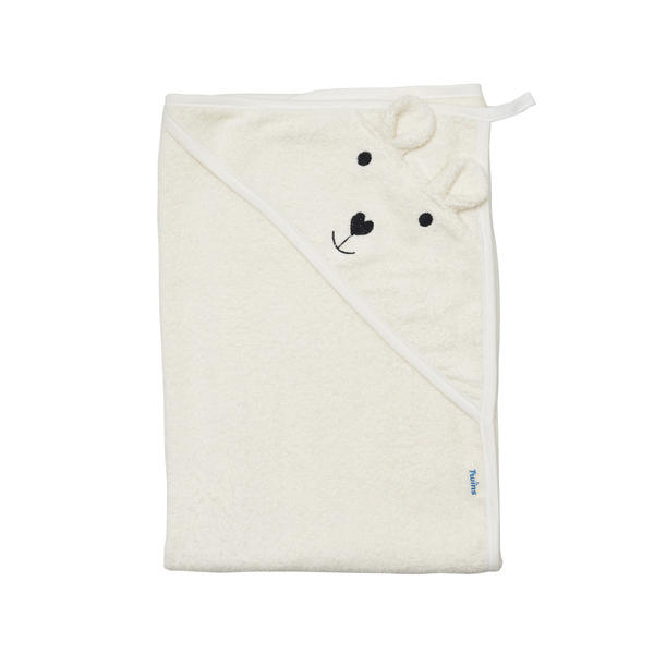 Рушник-куточок Twins Bear, 100х100 см, світло-бежевий (1530-PTB-202) - Pampik