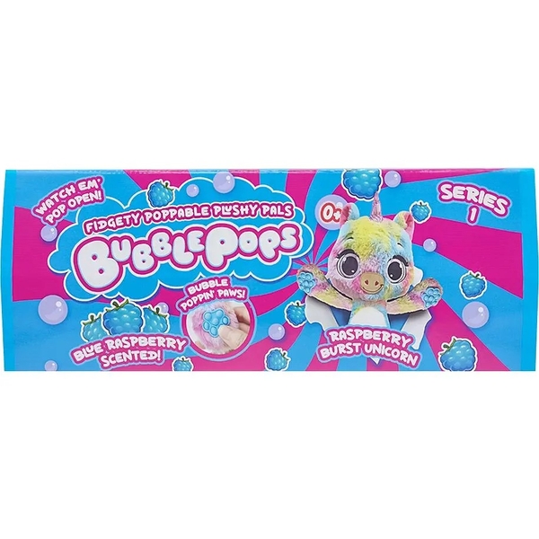 М’яка іграшка Bubble Pops міні Малиновий Єдиноріг (2402005/1) - Pampik - 3