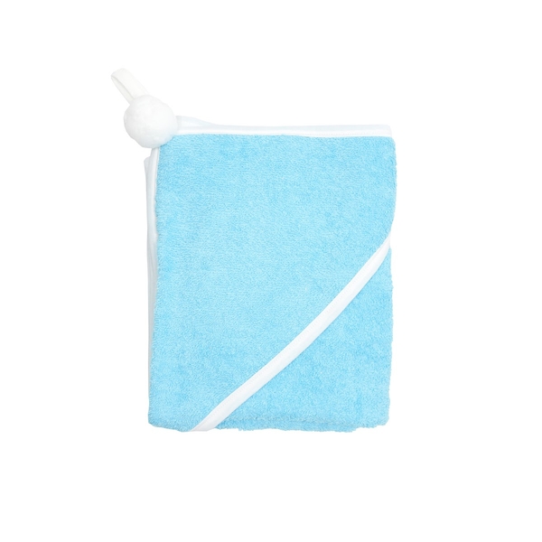 Полотенце-уголок Twins Smurf, 100x100 см, голубой (1510-RTS-337) - Pampik