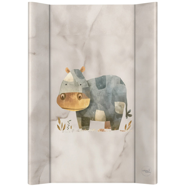 Повивальна дошка Ceba Baby Ultra light Cosy Hippo, 50x70 см, сірий (W-204-000-780) - Pampik