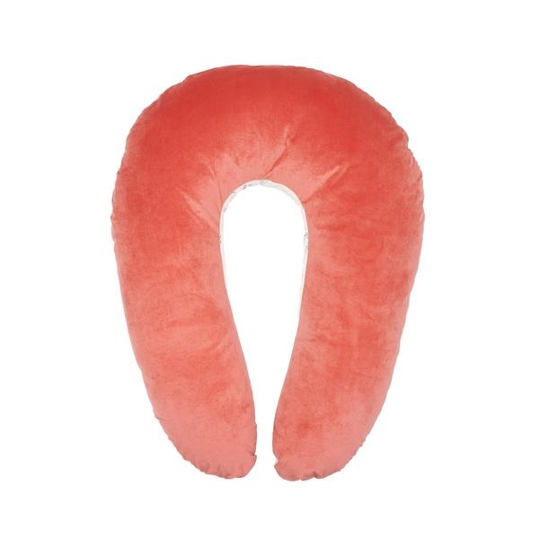 Подушка для вагітних Twins Velvet, 160 см, кораловий (1203-TV-15) - Pampik