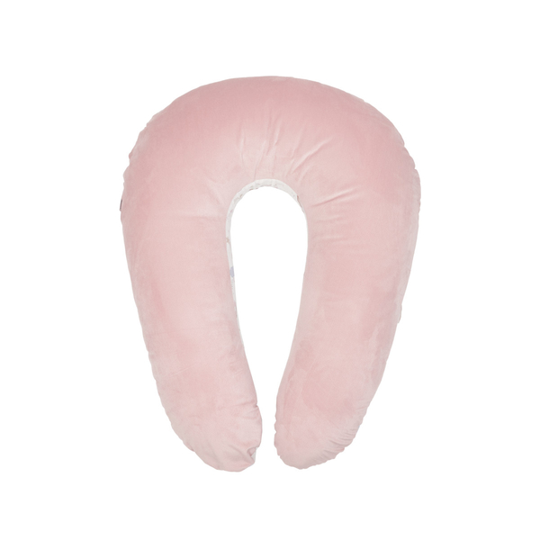 Подушка для вагітних Twins Velvet, 160 см, пудровий рожевий (1203-TV-24) - Pampik
