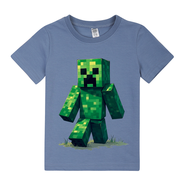 Футболка Garnamama Ukraine t-shirt MINECRAFT 2025 146-152 Голубой (1056358.14213312) - Pampik