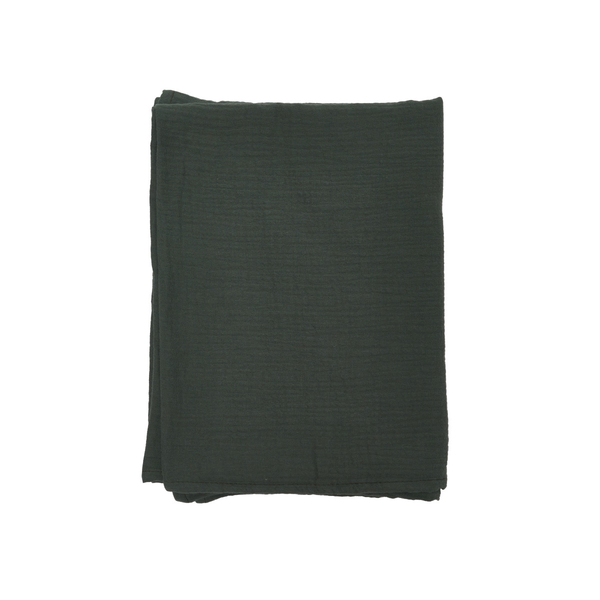 Пелюшка Twins, муслінова, 2-х шарова, 130х100 см, зелений (1611-PM-130/100-06) - Pampik