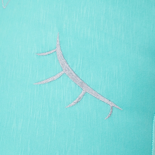 Подушка для вагітних та годування Twins Moon, трикотаж, 60х68х18 см, бирюзовий (1204-TM-03) - Pampik - 2