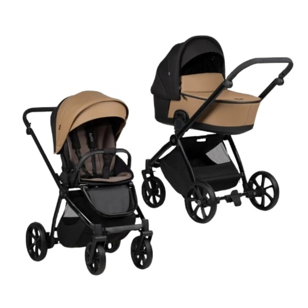Універсальна коляска 2 в 1 Tutis MIO 3+ Leather Collection Beige - Pampik