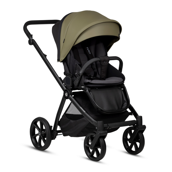 Универсальная коляска 2 в 1 Tutis MIO 3+ Leather Collection Olive - Pampik - 6