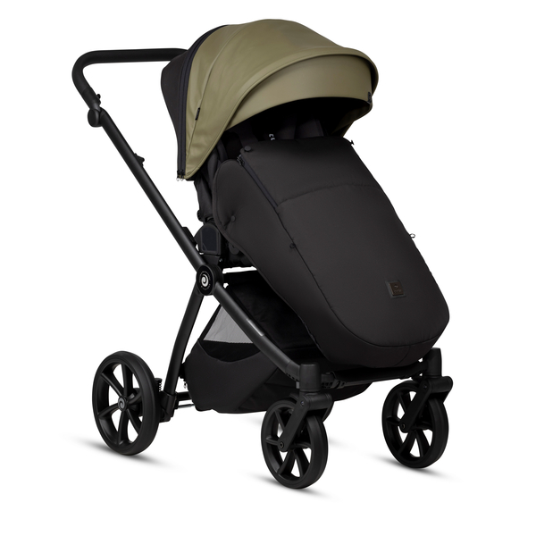 Универсальная коляска 2 в 1 Tutis MIO 3+ Leather Collection Olive - Pampik - 8