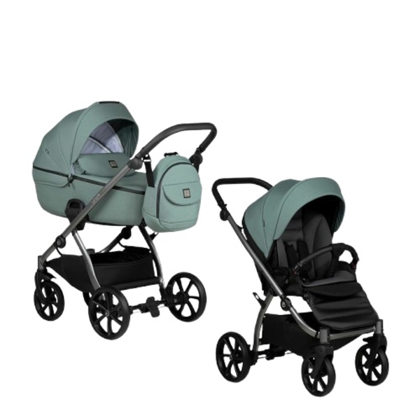 Универсальная коляска 2 в 1 Tutis UNO 5+ Essential collection Menta - Pampik