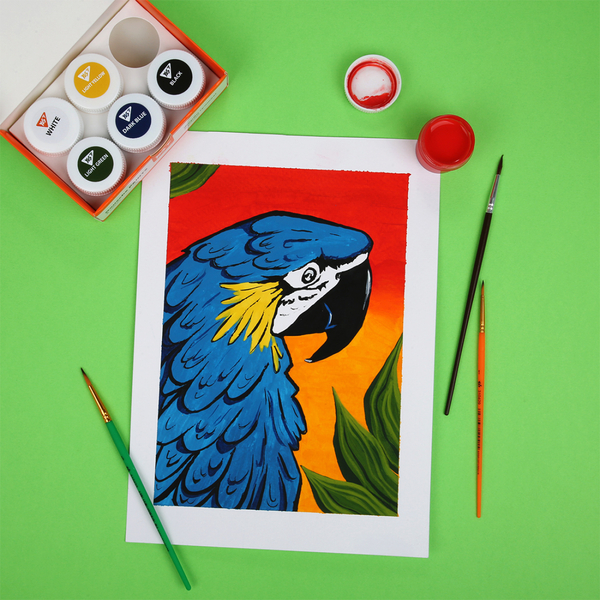 Краски гуашевые Yes Orange Line, 6 цветов по 20 мл (230430) - Pampik - 6