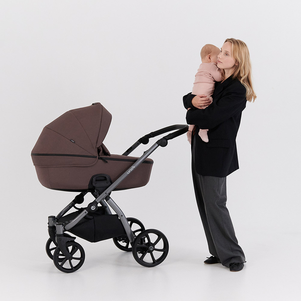 Універсальна коляска 2 в 1 Tutis UNO 5+ Essential collection Cocoa - Pampik - 10