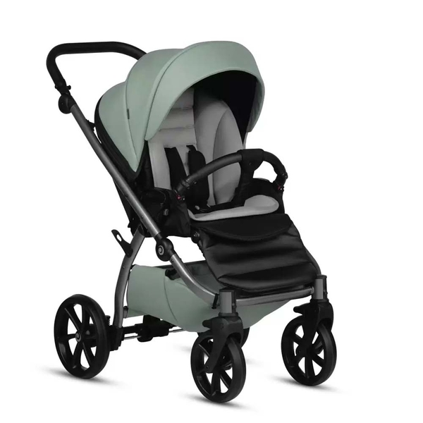 Універсальна коляска 2 в 1 Tutis UNO 5+ Leather collection Sage - Pampik - 4