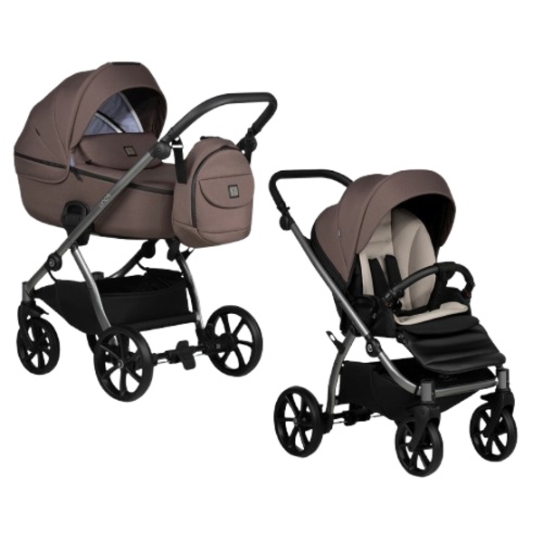 Універсальна коляска 2 в 1 Tutis UNO 5+ Essential collection Cocoa - Pampik