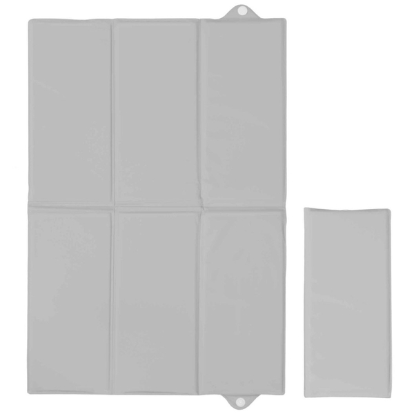 Повивальний матрац Ceba Baby Watercolor Word Grey, 40x60 см, сірий (W-305-000-270) - Pampik