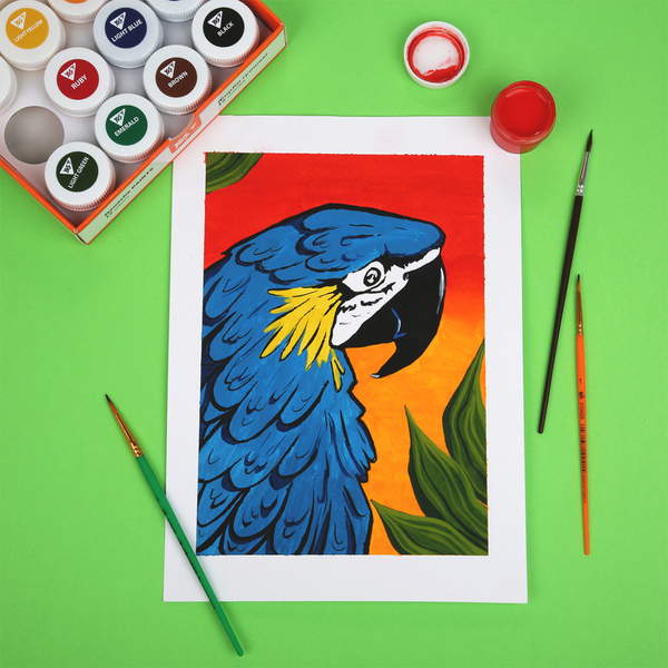 Фарби гуашеві Yes Orange Line, 16 кольорів по 20 мл (230433) - Pampik - 7