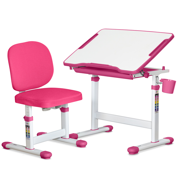 Комплект Evo-kids (стіл+стілець) Evo-06 Plus Pink (арт. Evo-06 Plus PN) - Pampik