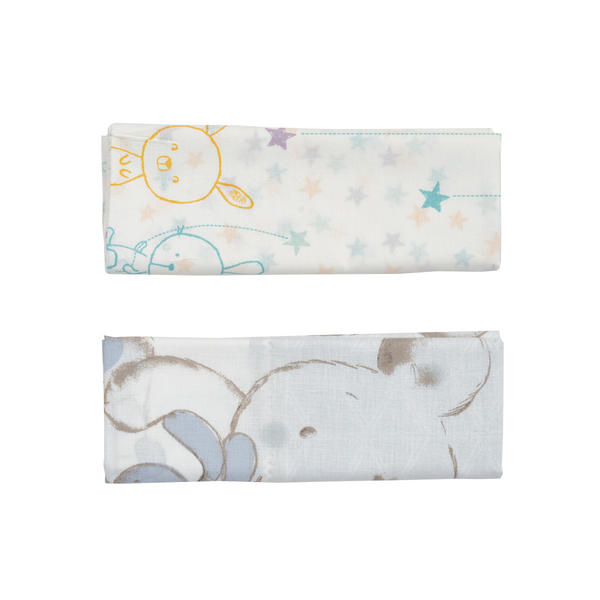 Пелюшка Twins Organic Boy, 110х80 см, 2 шт. (1504-TPO-110/80-25) - Pampik