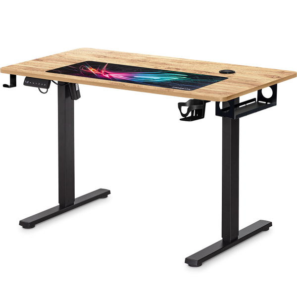 Стіл Mealux PowerDesk Energy Mahogany з електрорегулюванням висоти (арт. EVO-201 Energy Mahogany/B) - Pampik